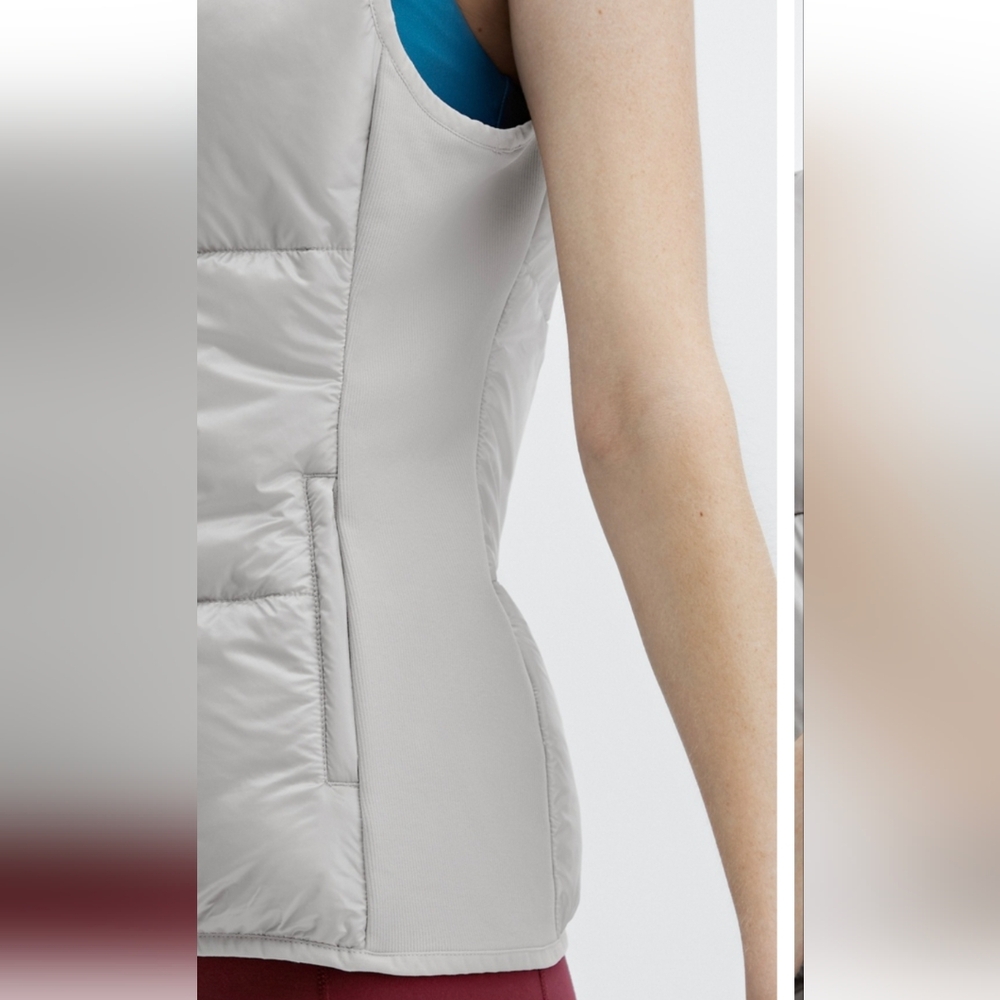 Fabletics Elliott Packable Puffer Vest Small Ash,… - image 3